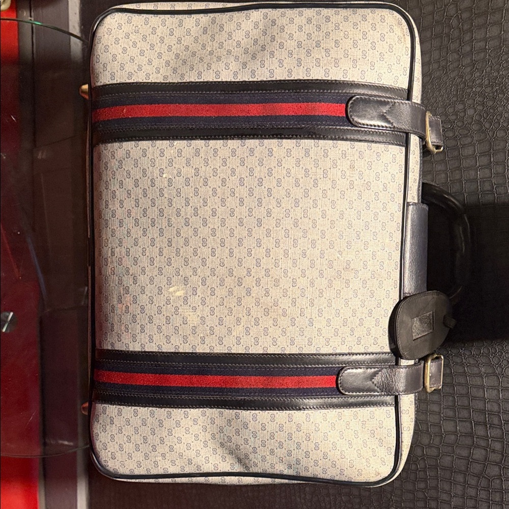 VINTAGE RARE GUCCI LUGAGE SUITCASE TRAVEL